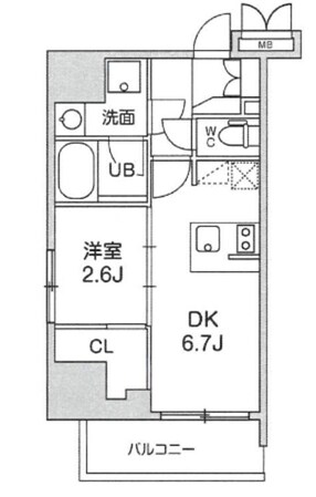 SYFORME大井町Ⅱの物件間取画像